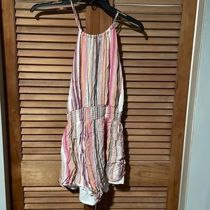 she + sky multi-color romper, size S